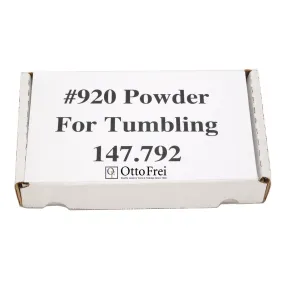 1 Lb Package-920 Dry Powder-Burnishing Compound-For Steel & Porcelain Medias With White Metals