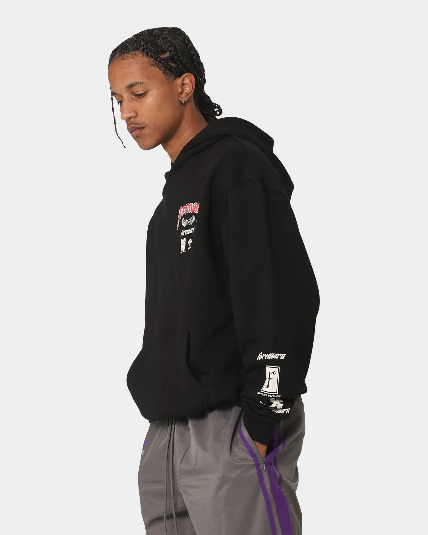 404 Forewarn Hoodie Black