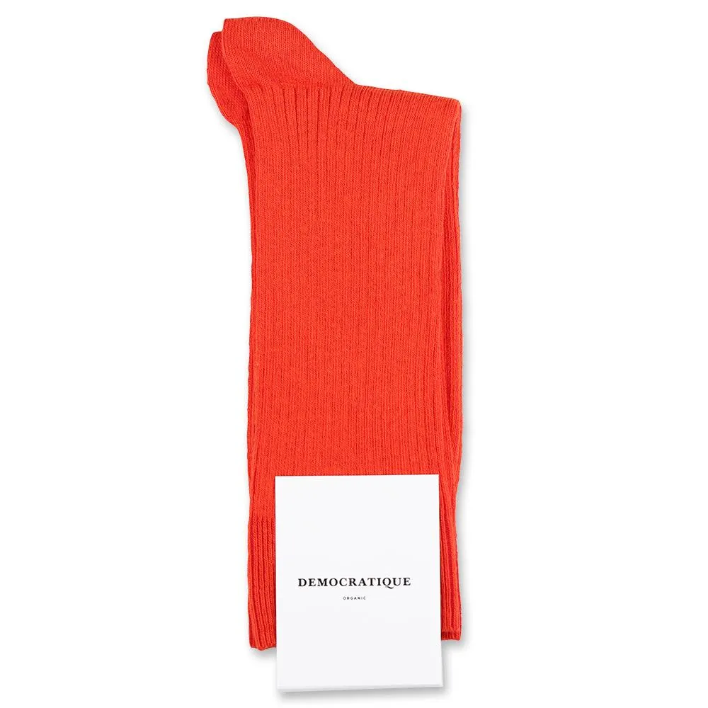 6-pack Originals Fine Rib Socks Okker Orange