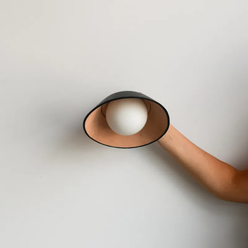 Adjustable Handmade Leather Wall Light | Step