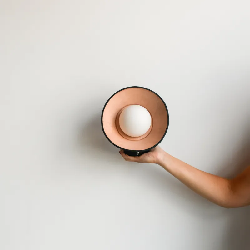 Adjustable Handmade Leather Wall Light | Step