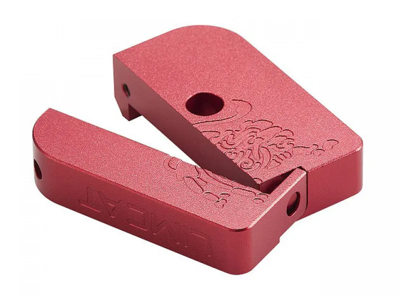 AIP CNC Limcat Puzzle Magazine Base for Marui Hicapa (Red/Slim)