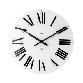 Alessi 12 W Firenze wall clock white