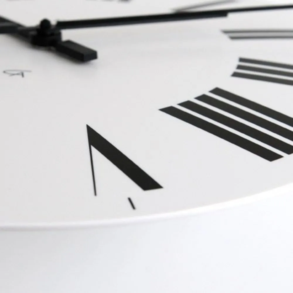 Alessi 12 W Firenze wall clock white