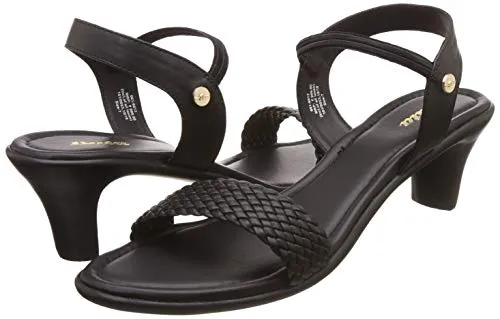 BATA womens Deva Sandal Black Heeled Sandal - 6 UK (6616712)