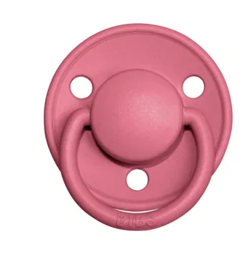 BIBS Pacifier De Lux Silicone 2 PK Coral