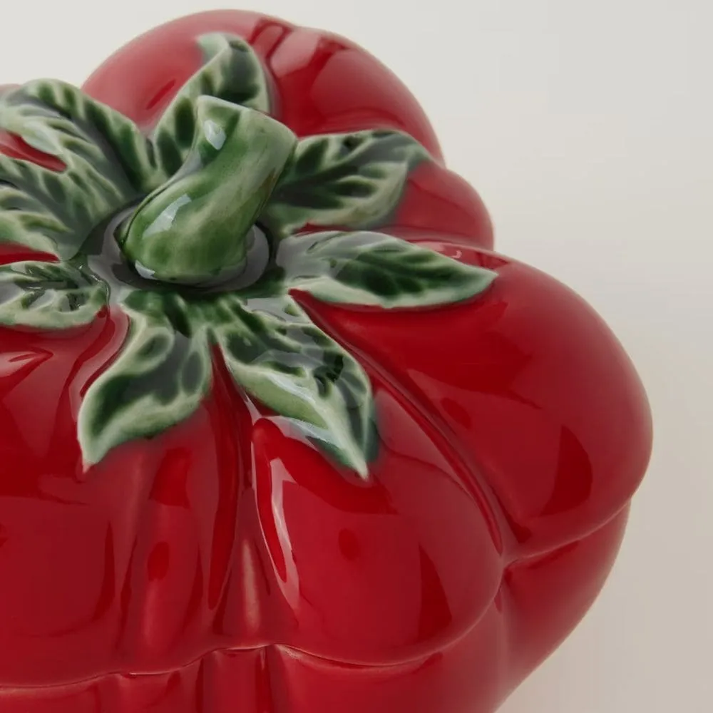 Bordallo Pinheiro Tomate box 15.5x15 cm.