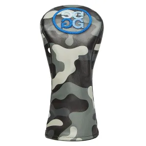 Camo Circle G's 3-Wood Headcover Charcoal Camo - 2024