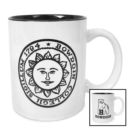 Classic White & Black Coffee Mug