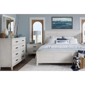 Coastal White 3-Pc Queen Bedroom Set