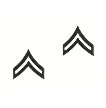 Corporal Polished Insignia