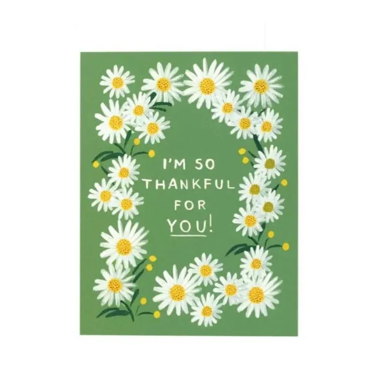 Daisies Thankful For You Card