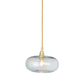 Danish Hand Blown Glass Pendant | Gold