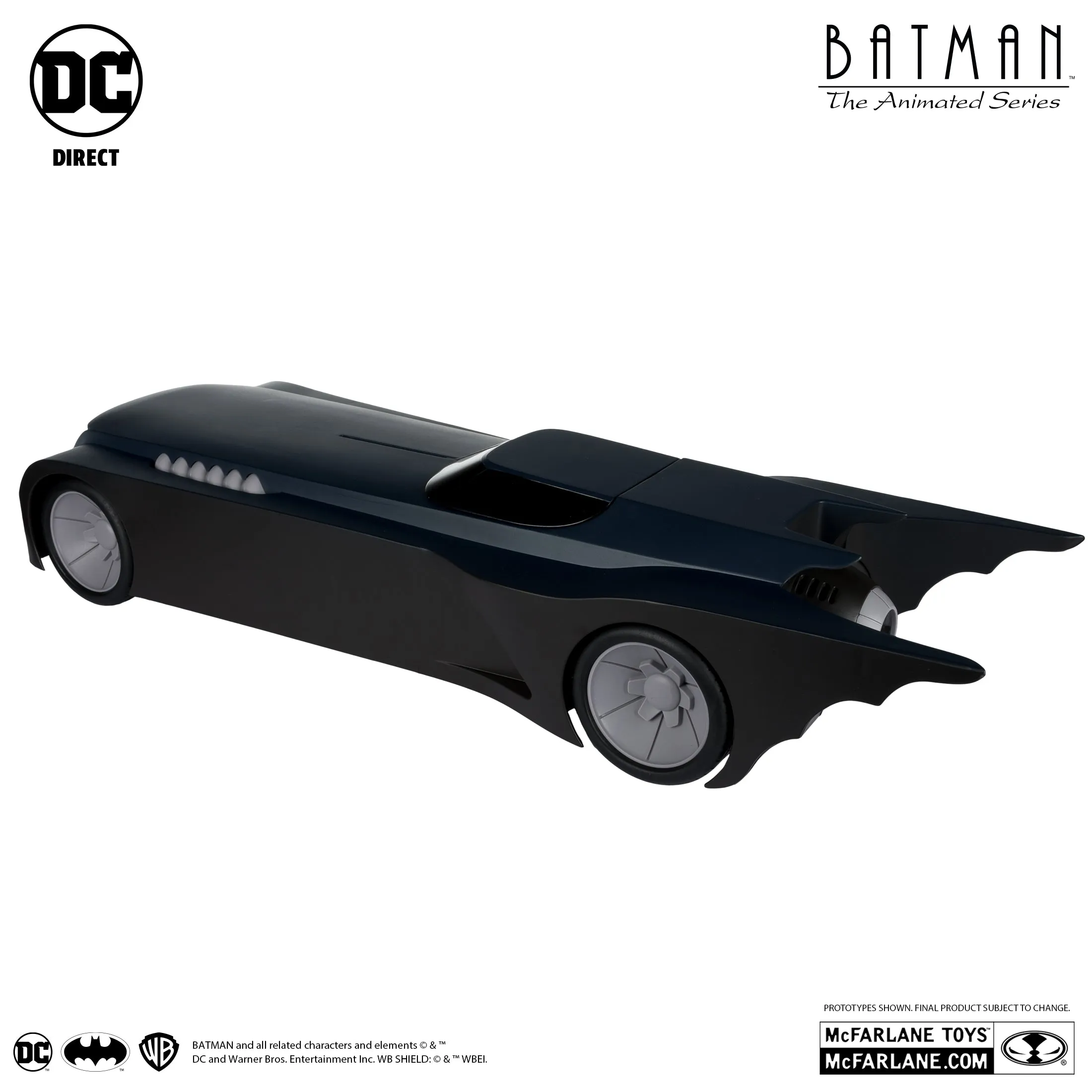 DC Direct Batman The Animated Series Exclusve Gold Label Batmobile