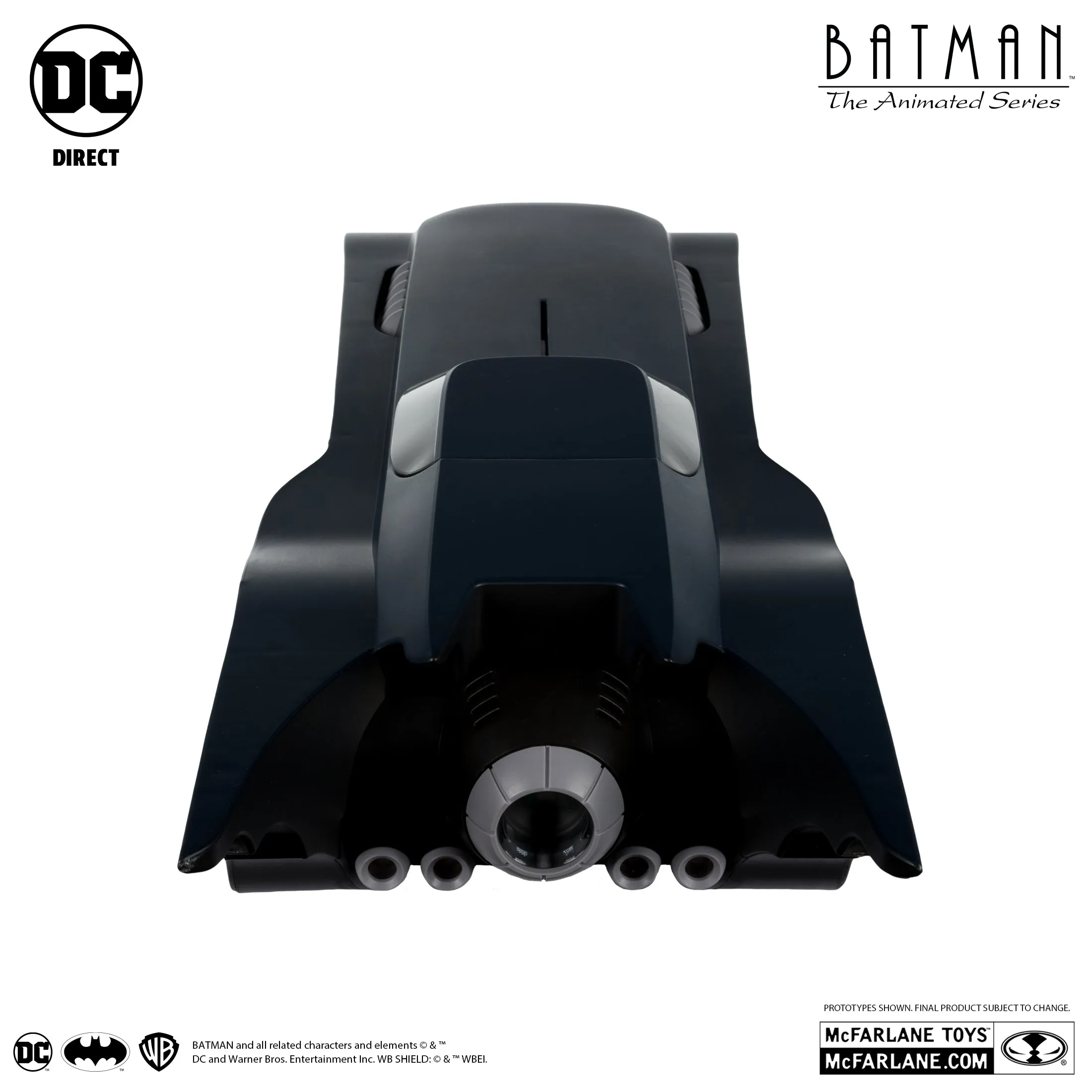 DC Direct Batman The Animated Series Exclusve Gold Label Batmobile