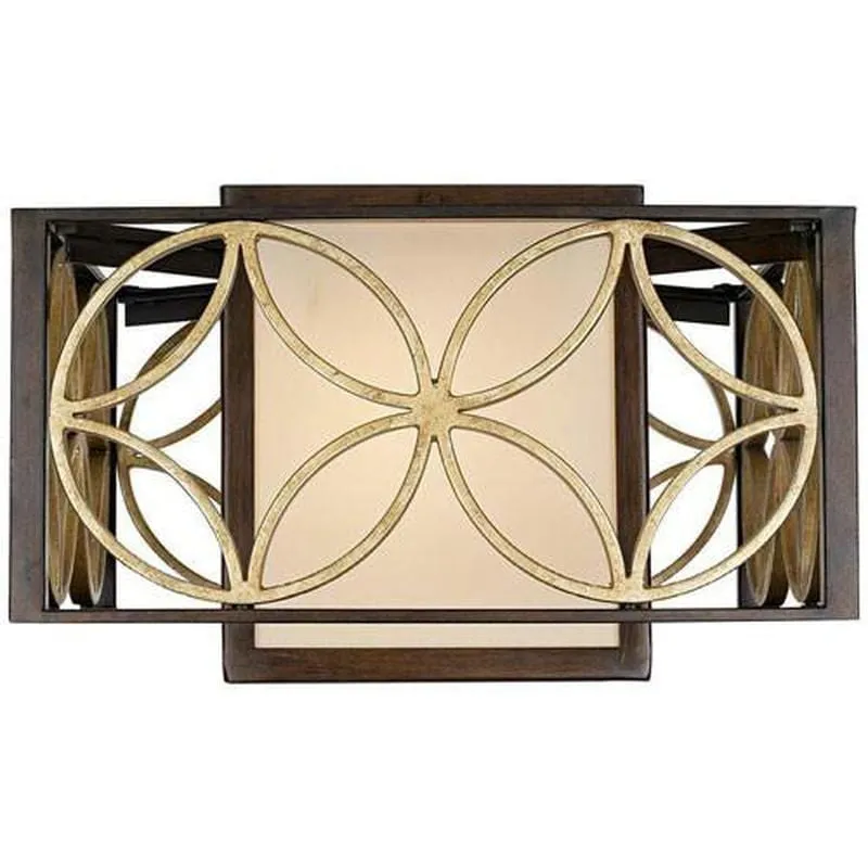 Decorative Bronze and Gold Ceiling Light