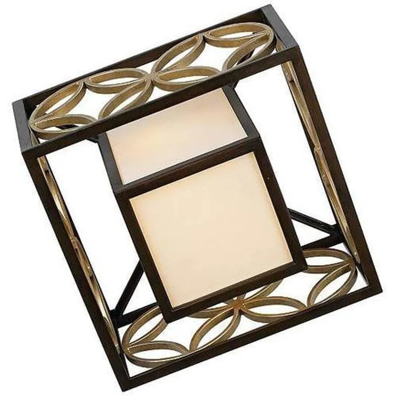 Decorative Bronze and Gold Ceiling Light