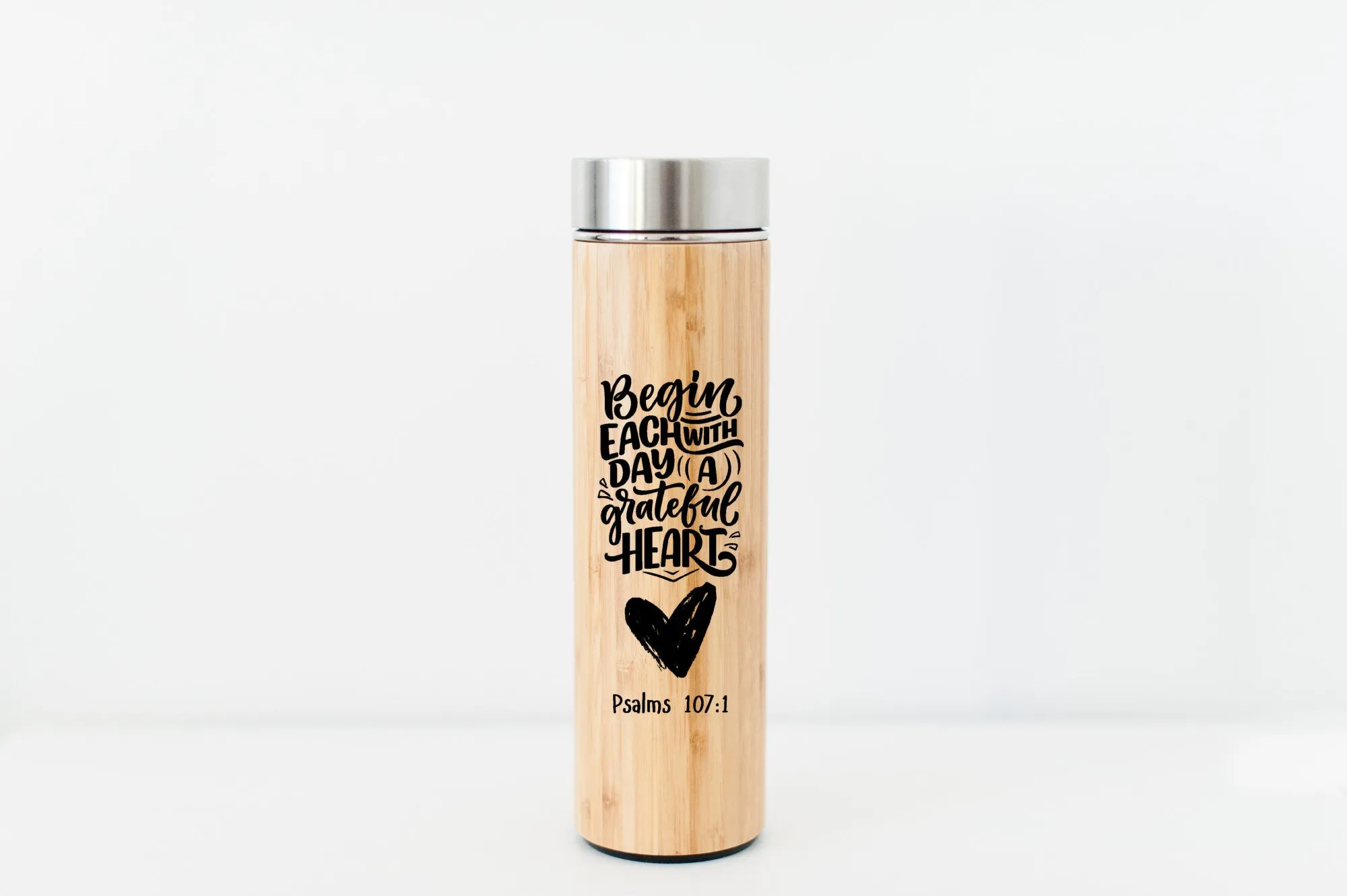 Grateful Heart Bamboo Tumbler