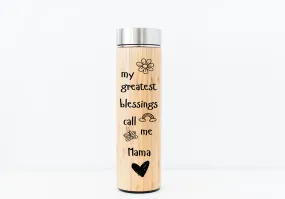 Greatest Blessings Mama Bamboo Tumbler