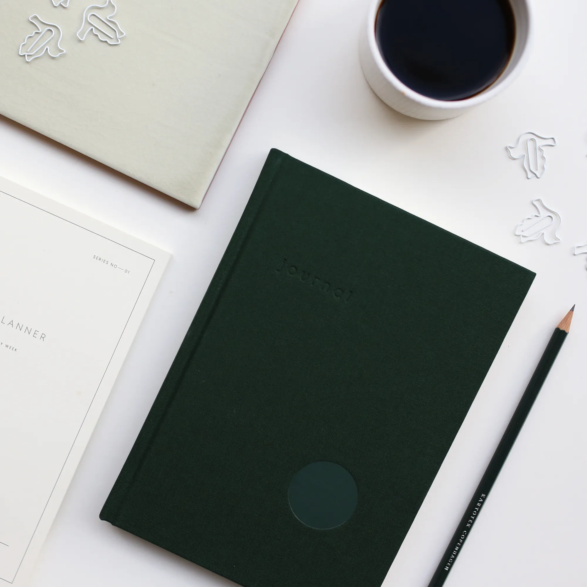 HARDCOVER NOTEBOOK A5 // DARK GREEN