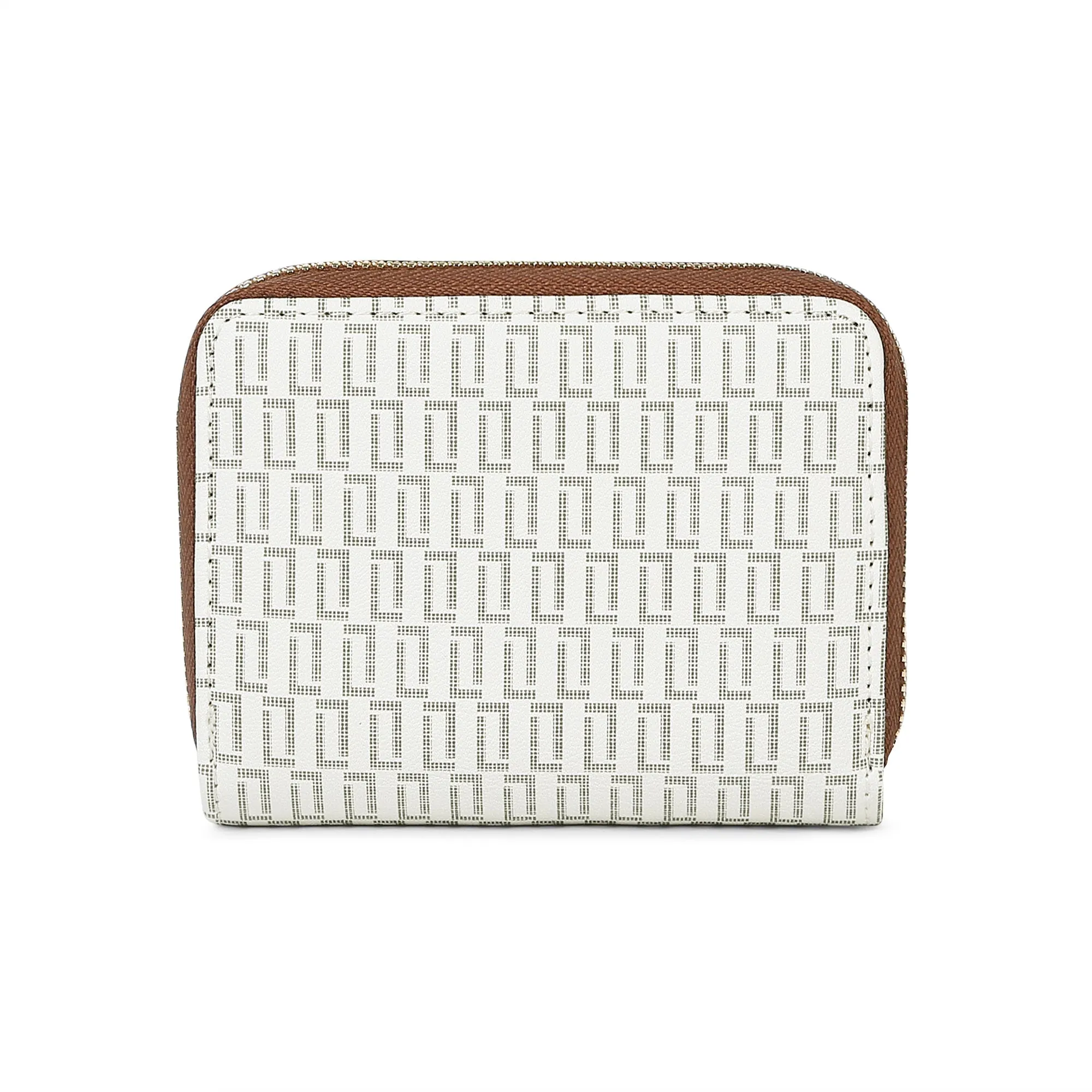 Lavie Luxe Mono Flap Off White Small Women's Wallet