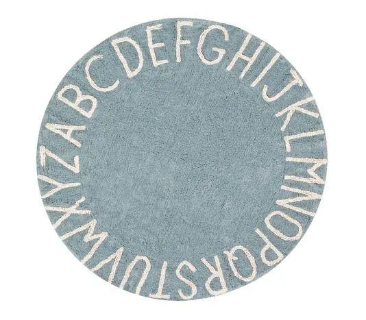 Lorena Canals ABC Washable Rug - Vintage Blue