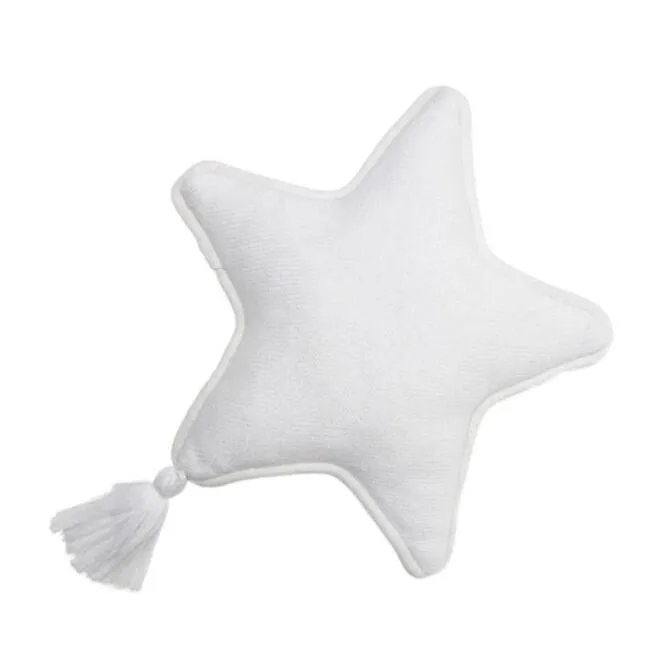 Lorena Canals Knitted Cushion Twinkle Star - Ivory