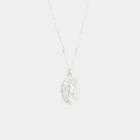 Madonna Necklace in Silver for Her