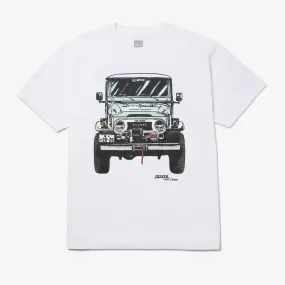 mens huf x toyota sixties s/s tee (white)