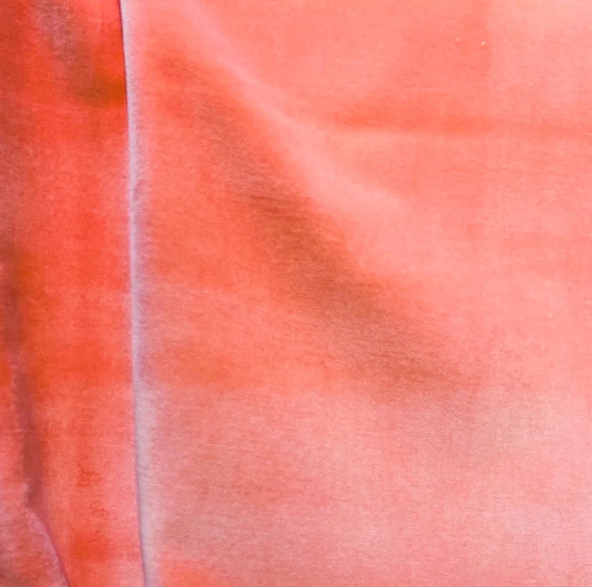 NEW Lord Niko 100% Cotton Upholstery Velvet Fabric in Neon Peach