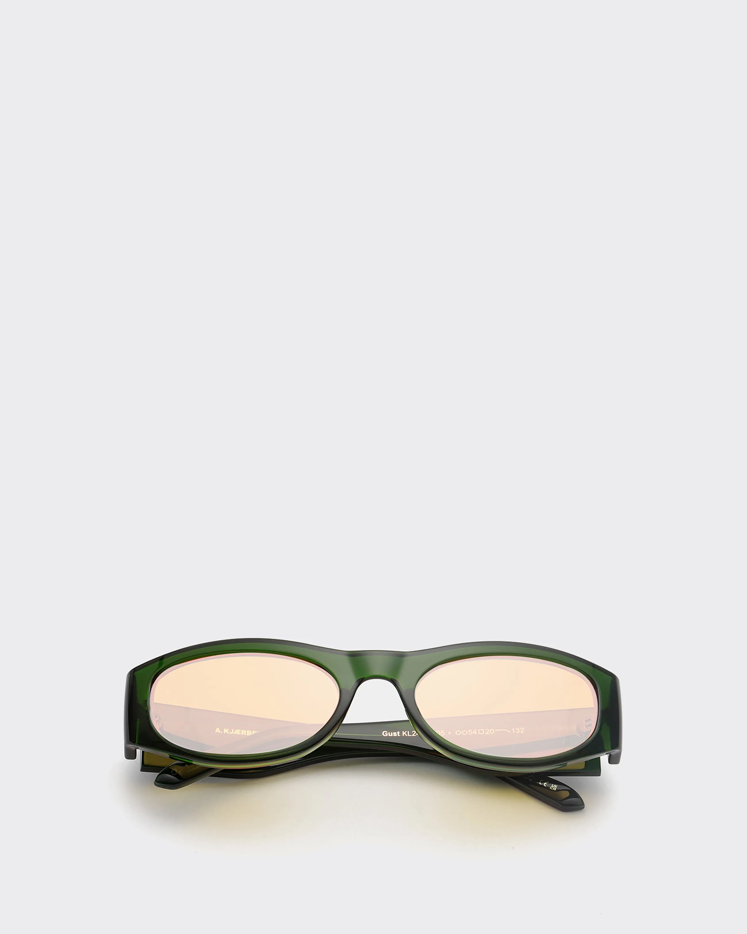 Occhiale da Sole Gust Dark Green Transparent