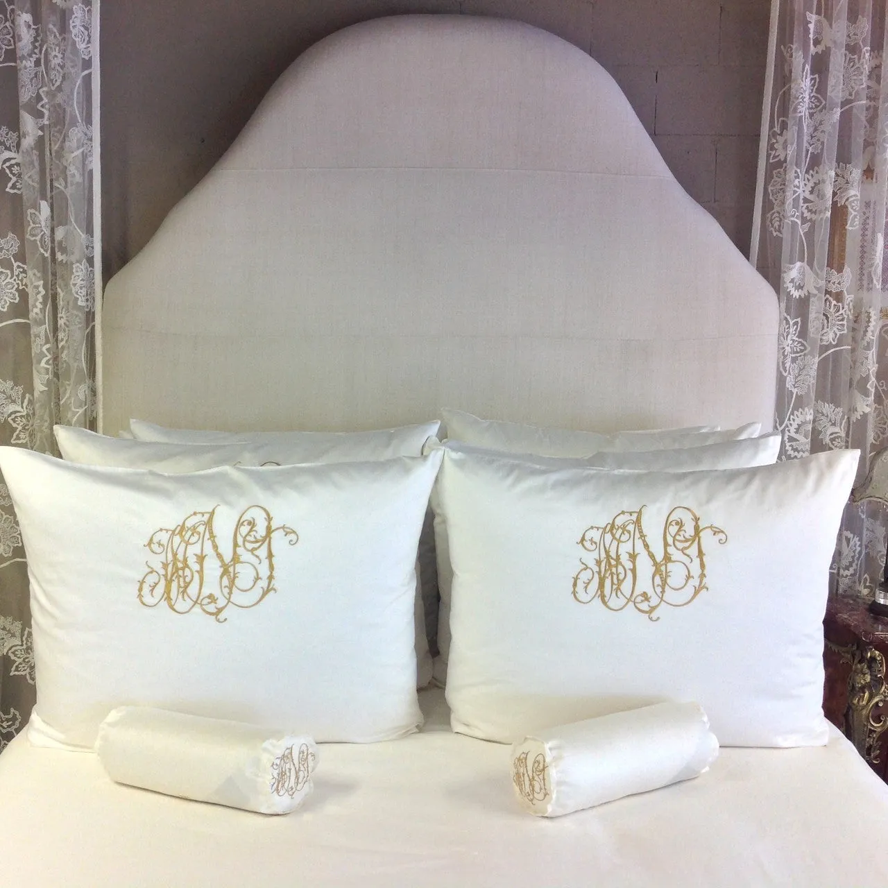 Pandora Style Monogrammed Shams