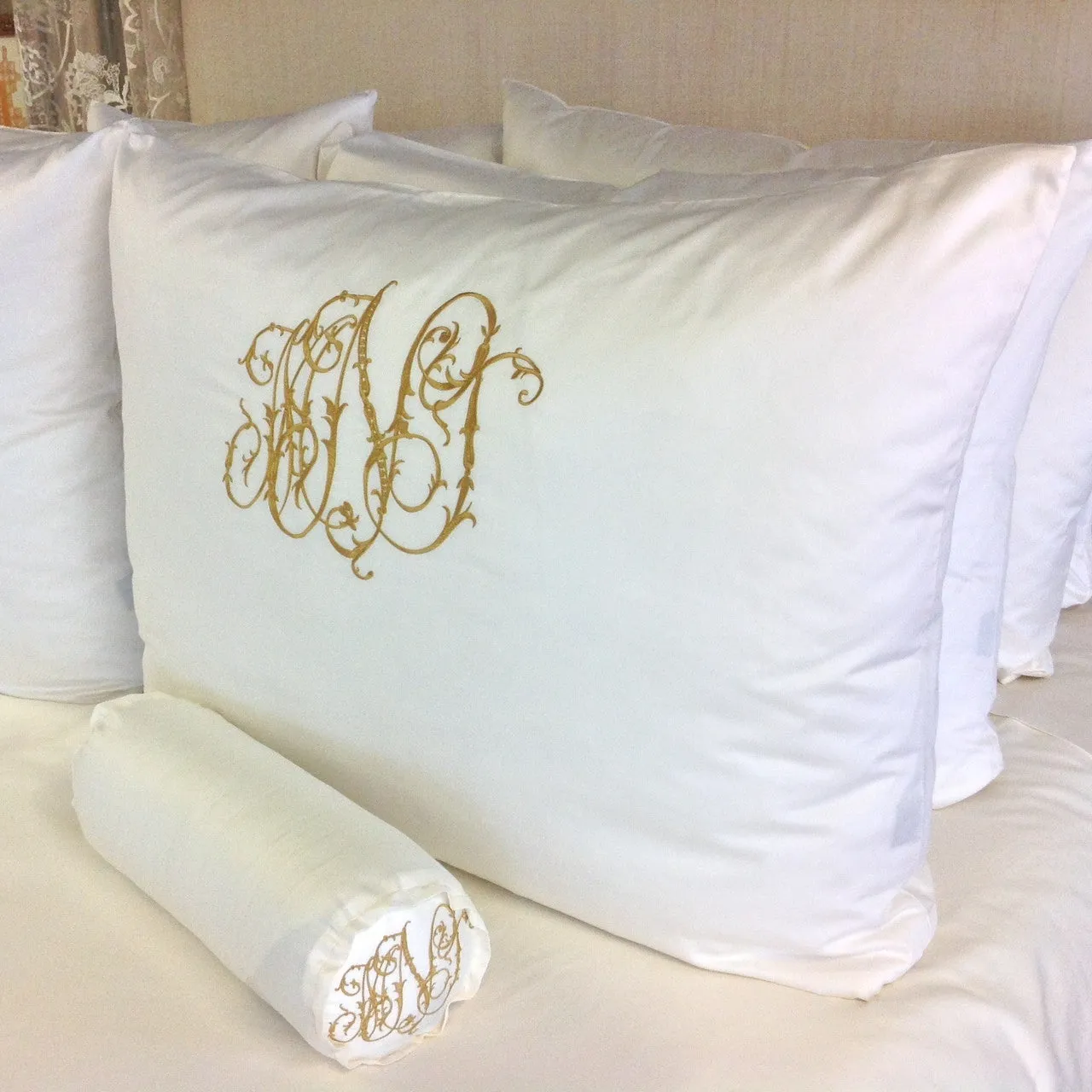 Pandora Style Monogrammed Shams