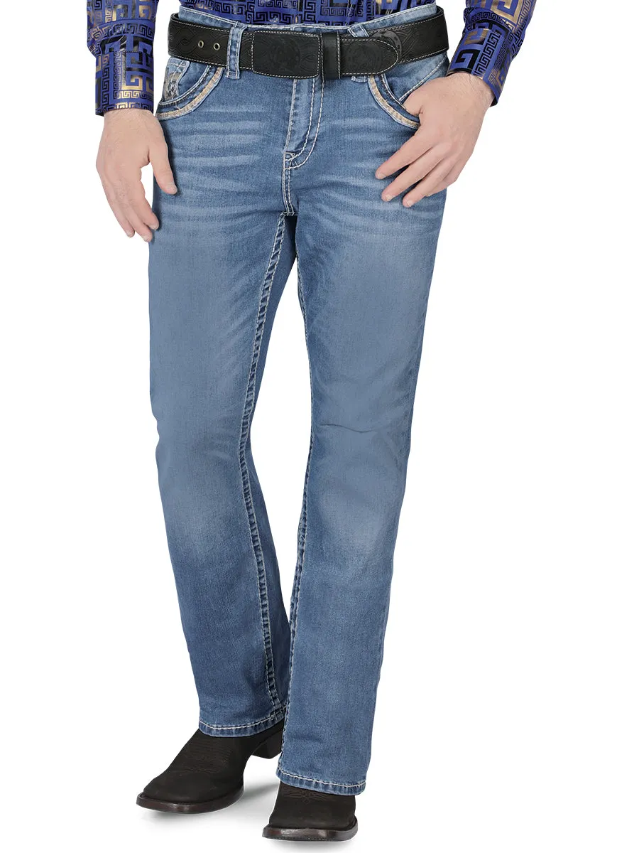 Pantalón para Hombre de Mezclilla Vaquero MONTERO (Heavy Denim) MT-4609