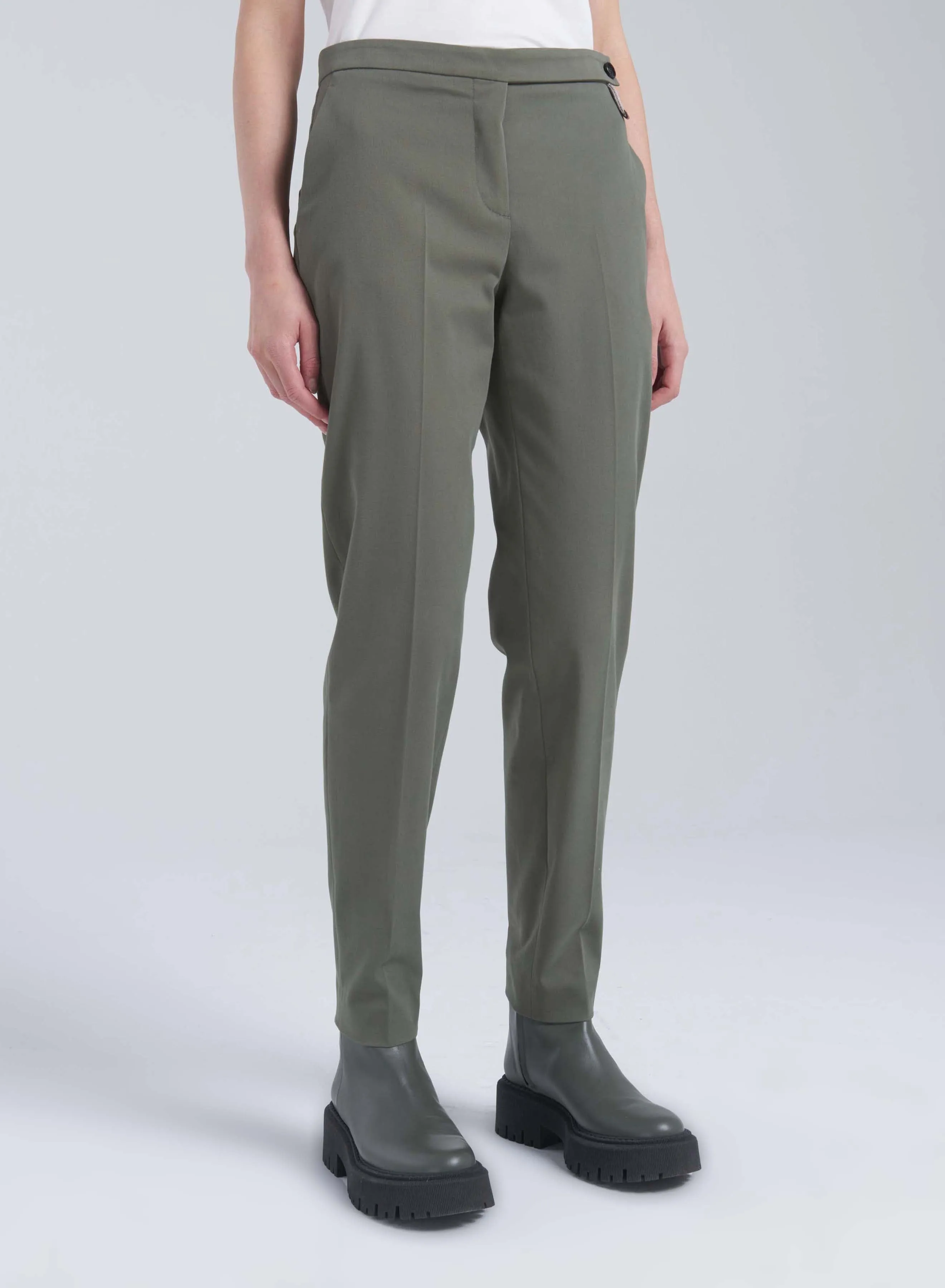 PANTALONI IN COTONE STRETCH