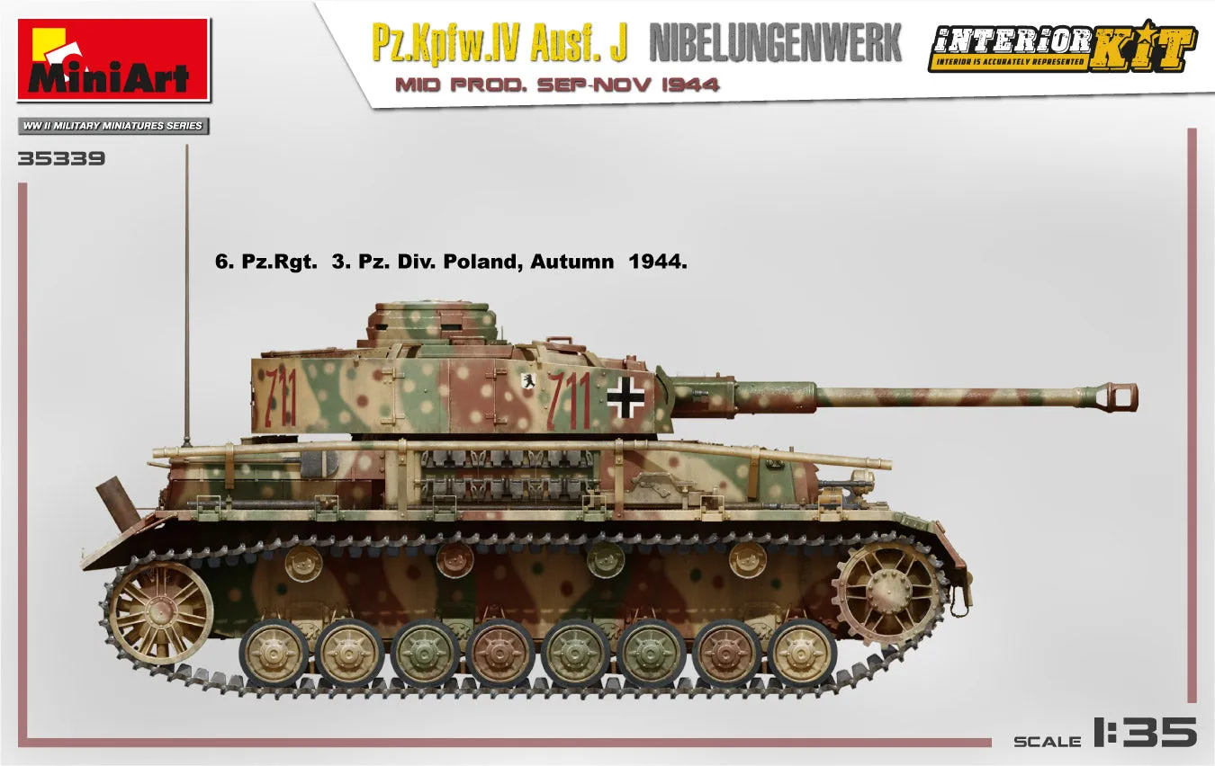 PZ.KPFW.IV AUSF. J MID PROD INTERIOR KIT (1/35)