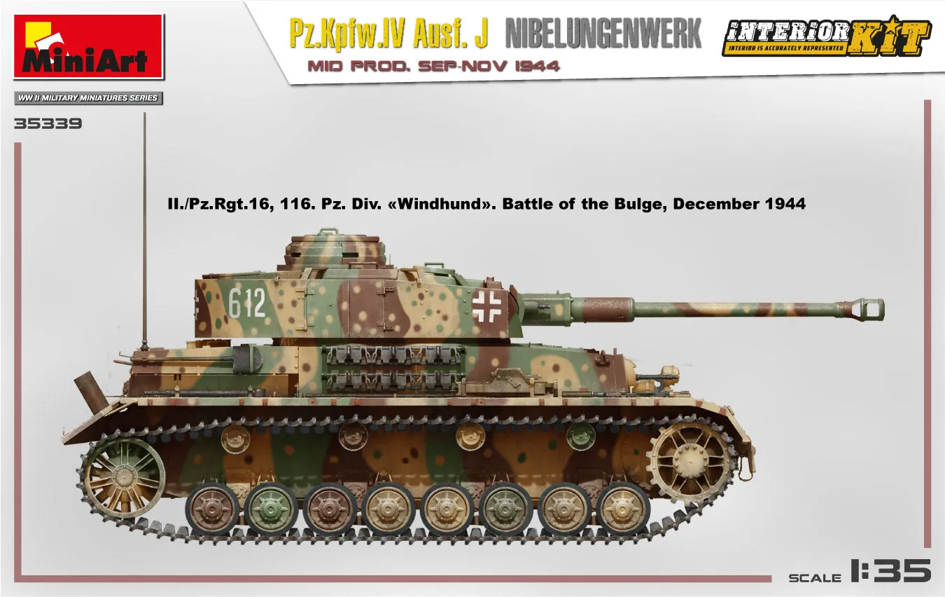 PZ.KPFW.IV AUSF. J MID PROD INTERIOR KIT (1/35)