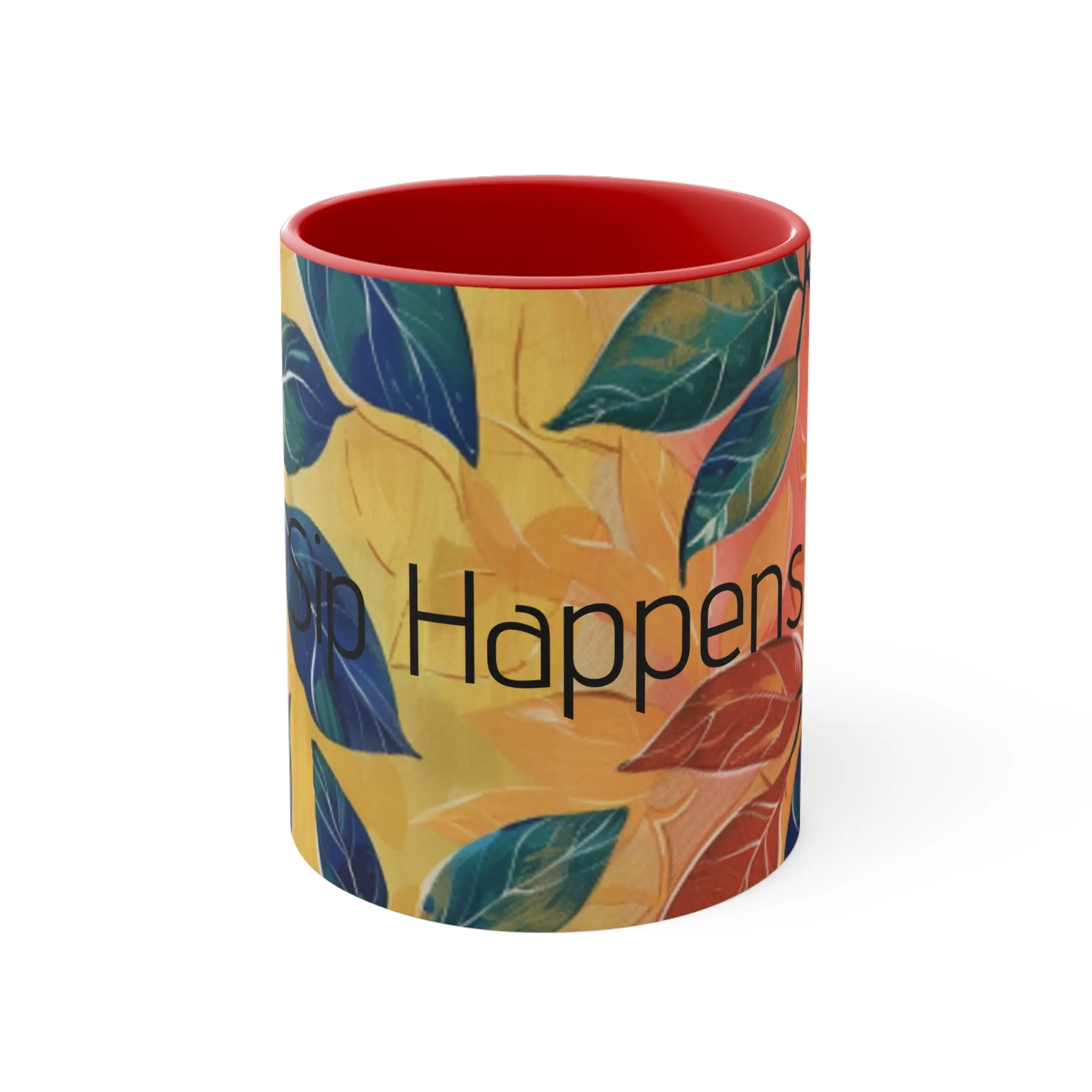 Sip Happens Accent Coffee Mug, 11oz