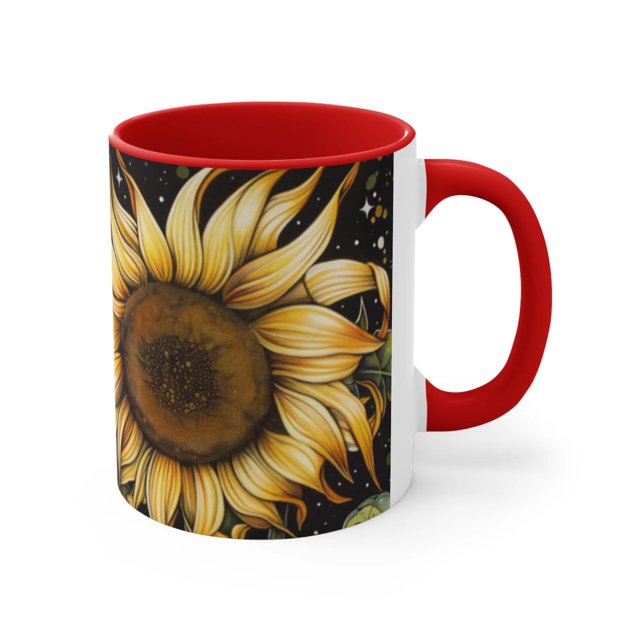 Sunflower Accent Coffee Mug, 11oz