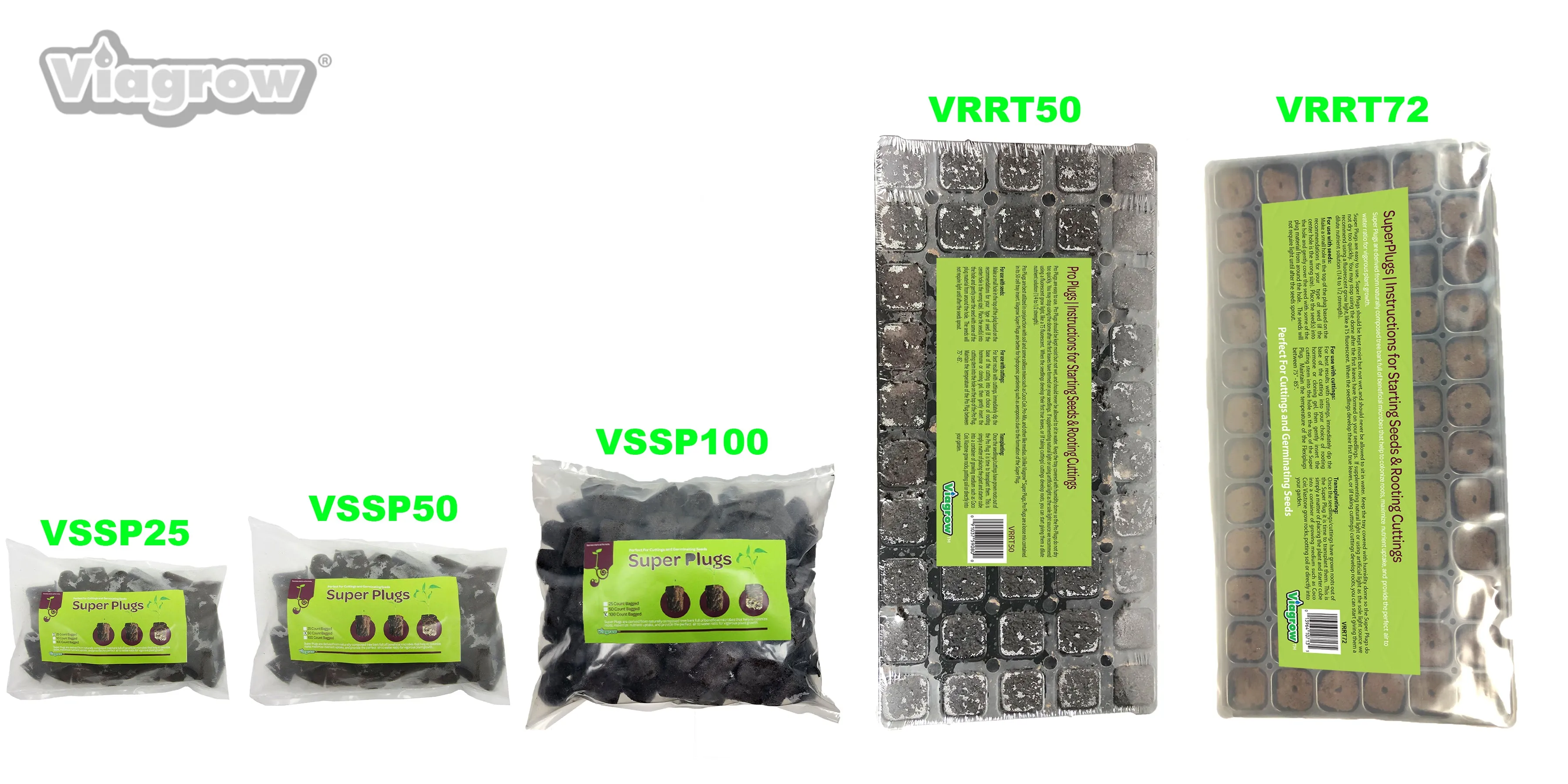 Viagrow 50-Site Pro Plug Seed Starter with Tray (EA)